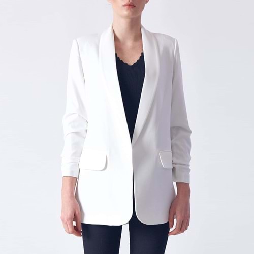 Robin D88045 Bayan CEKET EKRU